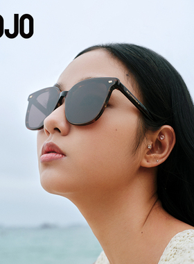 AOJO太阳镜 复古玳瑁框 防晒驾驶镜SJ255方圆框百搭不挑人