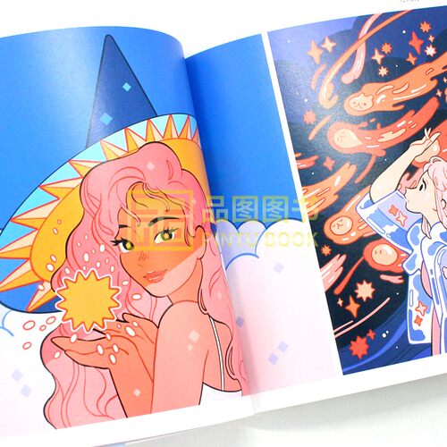 现货正版 Polaris The Art of Meyoco 原版进口北极星Meyoco个人作品插画画集画册 原创插画卡通漫画教程零基础美术临摹画册图书籍 - 图1