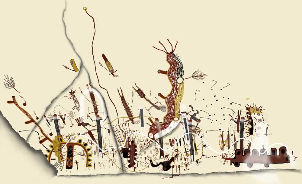 The White Shaman Mural: 岩石艺术白巫师的壁画An Enduring Creation Narrative in the Rock Art of the Lower Pecos - 图1