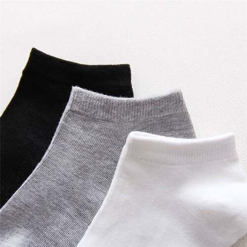 10 pairs of men women MoChuan sock socks black light cotton - 图2
