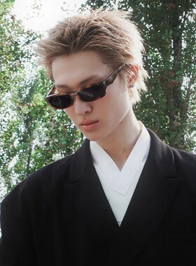 2026新款墨镜女款方圆脸窄框感防紫外线网红潮太阳眼镜男休闲眼镜