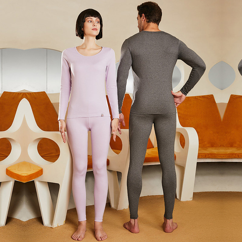 猫人发热保暖套装37度恒温抗菌秋衣 猫人活力派保暖套装