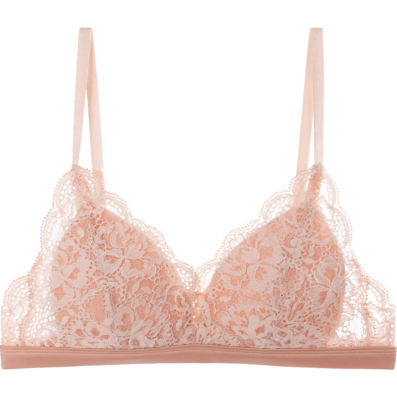 歌力诺法式薄款三角杯聚拢小胸文胸 歌力诺文胸