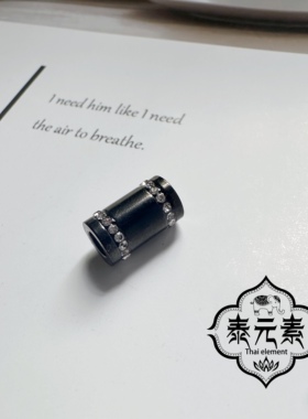 钛钢不掉色泰国佛牌链配件DIY饰品微镶钻直通佛牌绳鹰嘴扣4mm