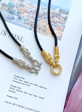 微镶钻吊坠布绳挂链厂价