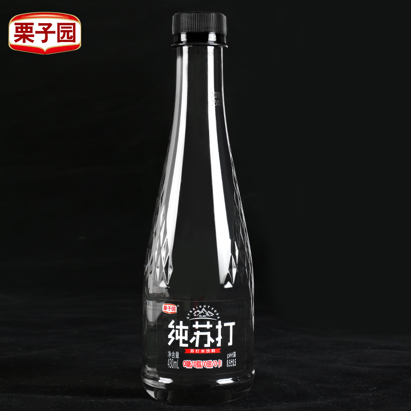 栗子园 无糖无汽纯苏打水饮料 430ml*5瓶