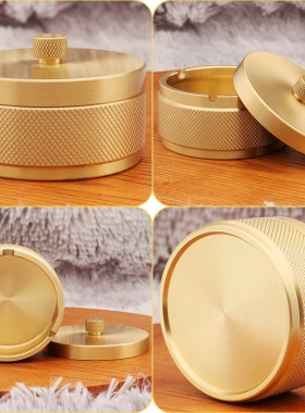 黄铜车载烟灰缸送礼高档装饰