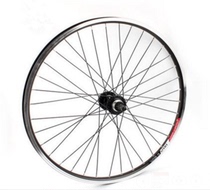 New 26-inch mountain wheel set V brake disc brake for rear wheel front wheel clamping rear wheel double rim bike wheel