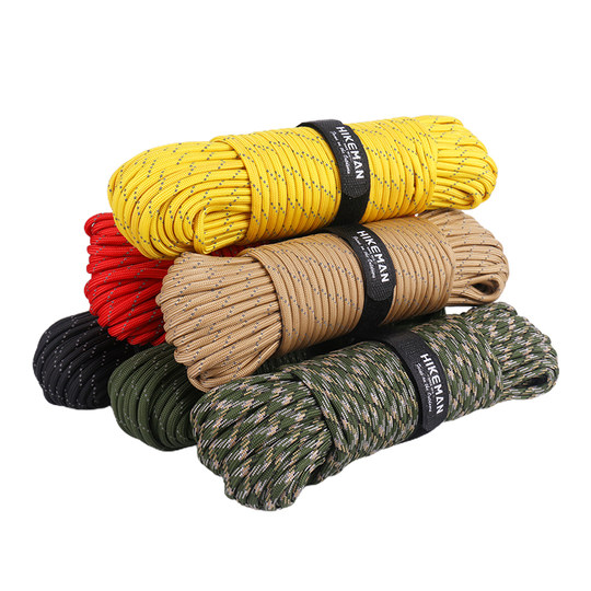 HIKEMAN Nylon-Paracord, Militärstandard, geflochten, 4 mm
