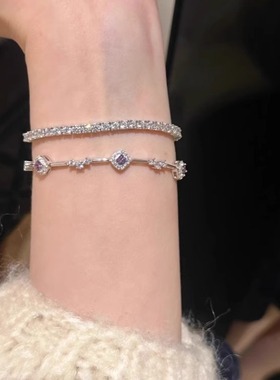 紫夜星空手链女款千金感气质手串