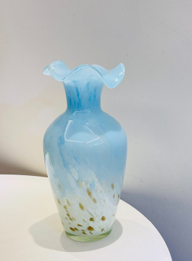 欧美风格玻璃复古蓝色
