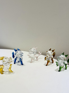 人造水晶中式龙年摆件