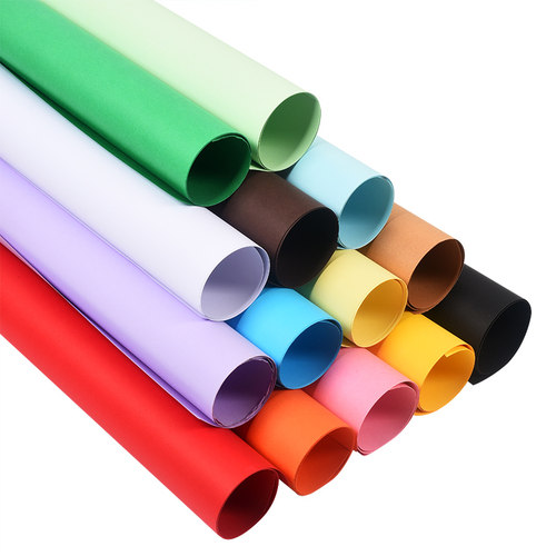 大张纸 全开卡纸手工硬卡纸画画海报纸diy模型幼儿园环创背景纸 - 图3