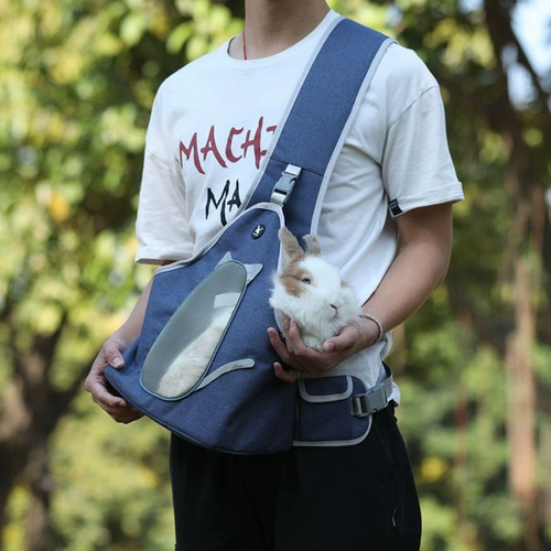 Рюкзак на четыре сезона на одно плечо для выхода на улицу, небольшая сумка, кролик, домашний питомец, кот
