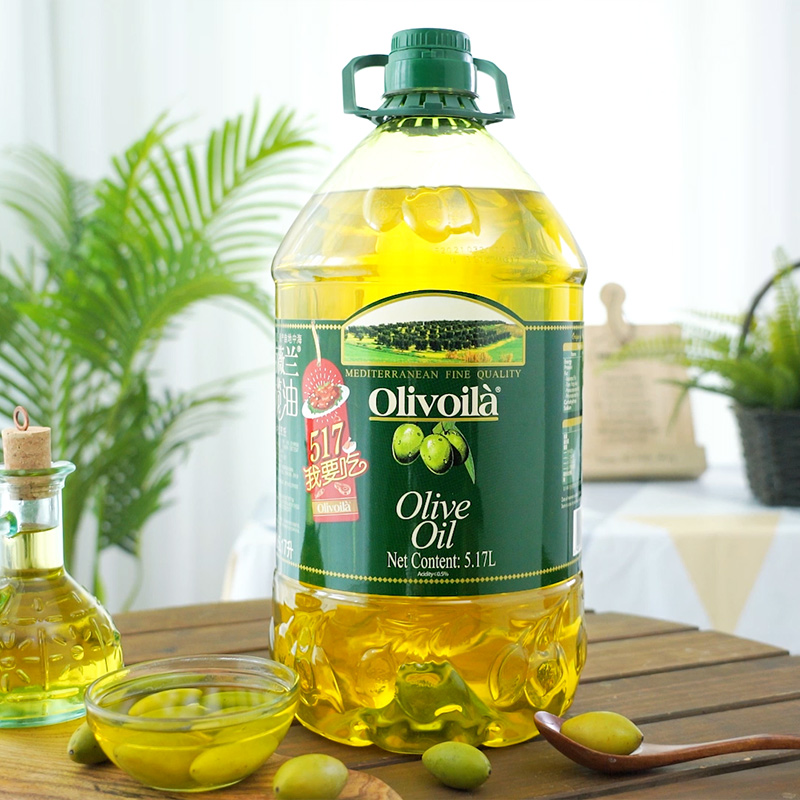 欧丽薇兰橄榄油5.17L官方正品油橄榄olivoila低食用油健身餐家用