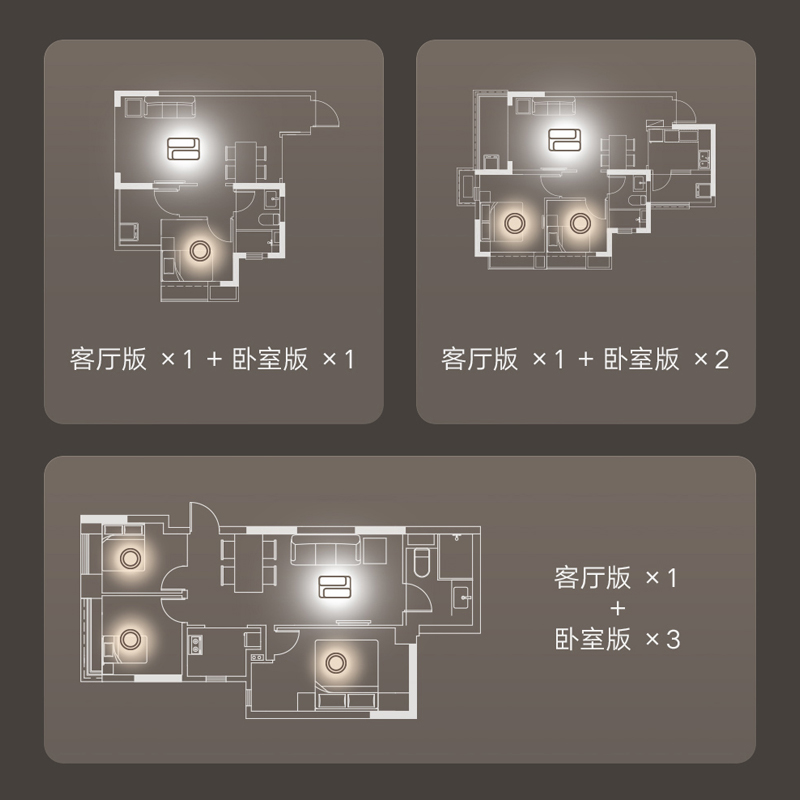 小米米家智能吸顶灯Pro 卧室客厅简约现代大气全灯具绑定米家控制