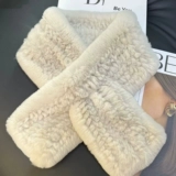 Импортный длинный удерживающий тепло двусторонний шарф, в корейском стиле, простой и элегантный дизайн