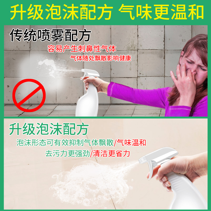 碧之道旗舰店瓷砖清洁剂强力去污家用地板地砖除垢水泥清洗剂洗厕所去污渍神器2