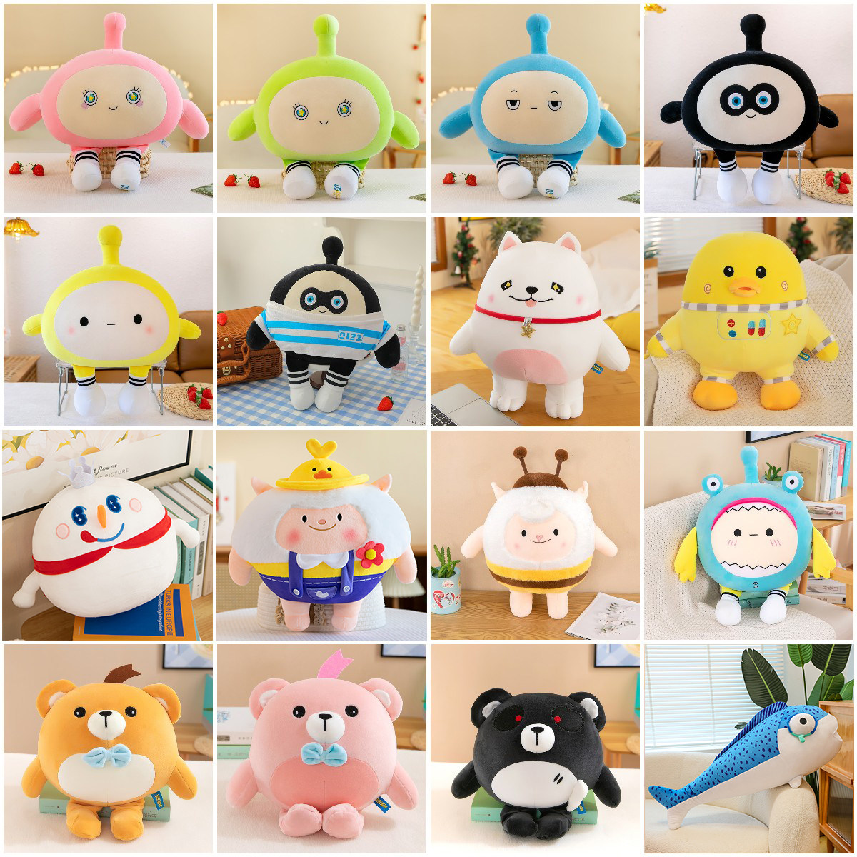 蛋仔派对玩偶蛋仔派对玩偶公仔睡觉抱枕毛绒玩具娃娃布偶学生生日礼物游戏周边