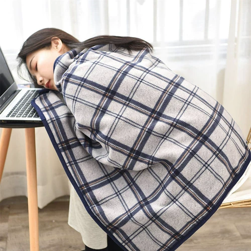 Накидка, плащ, фланелевое бархатное зимнее одеяло для школьников, увеличенная толщина