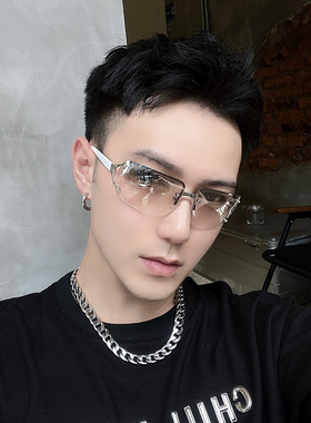 赛博朋克y2k酷炫墨镜设计感