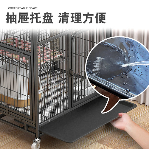 猫笼子猫别墅家用室内超大自由空间猫房子猫咪屋舍猫窝带厕所一体 - 图3