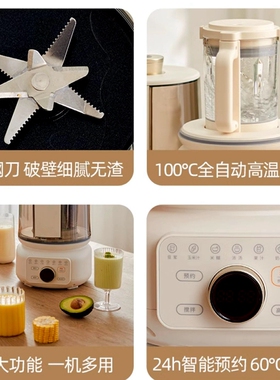 日本进口破壁机高温清洗免煮