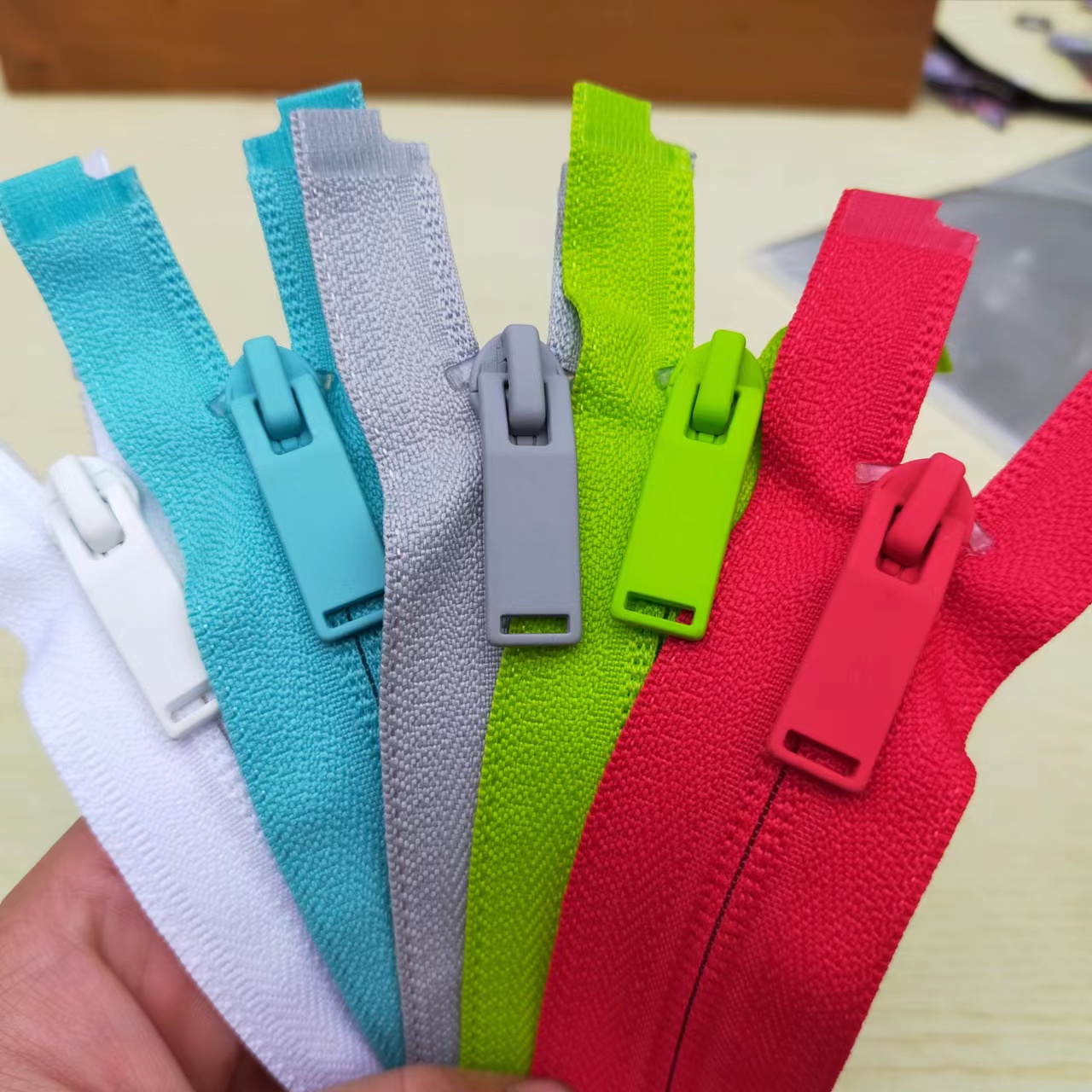 YKK/理想IDEAL5号尼龙反装开尾拉链 外套棉服羽绒服配件 满29包邮 - 图0