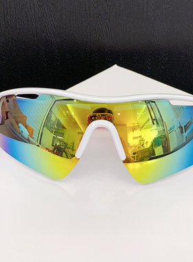 千禧风未来感骑行防风太阳眼镜男女潮人户外爬山滑雪炫彩大框墨镜