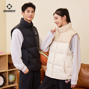 准者轻薄潮流运动羽绒马甲
