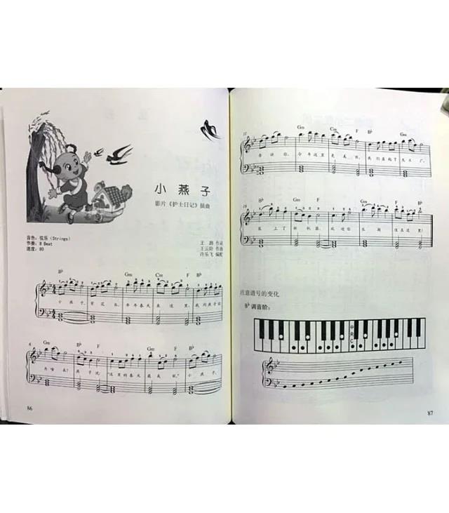 幼儿电子琴曲集曲谱弹儿歌学钢琴电子琴零基础自学入门教程儿童钢琴谱曲谱大全流行曲教材初学者入门钢琴曲五线谱乐谱带指法-图1