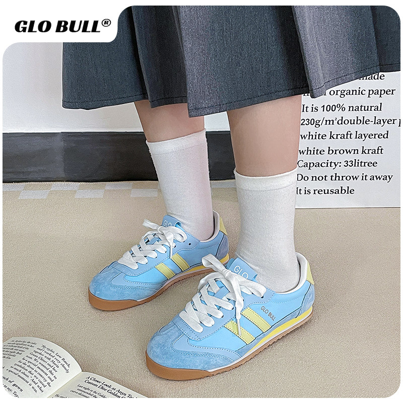 GLO BULL德训鞋女2025新款春秋小众情侣潮流休闲平底运动阿甘鞋女,淘宝优惠券,粉丝福利购,淘宝优惠卷
