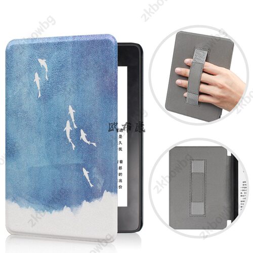 适用Kindle 2024 12代 11代 10代手持保护壳658青春版保护套Paperwhite 5 2021年11代Paperwhite彩绘休眠皮套 - 图2