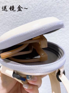 新款小红书同款TR90可折叠时尚潮款男女式偏光太阳眼镜架