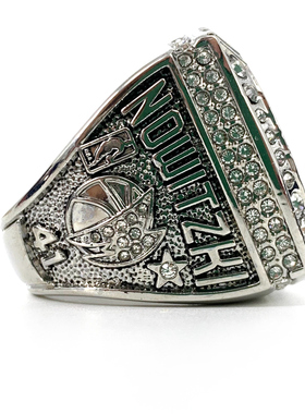 小牛诺维茨基总冠军戒指收藏礼物纪念品指环送朋友同学