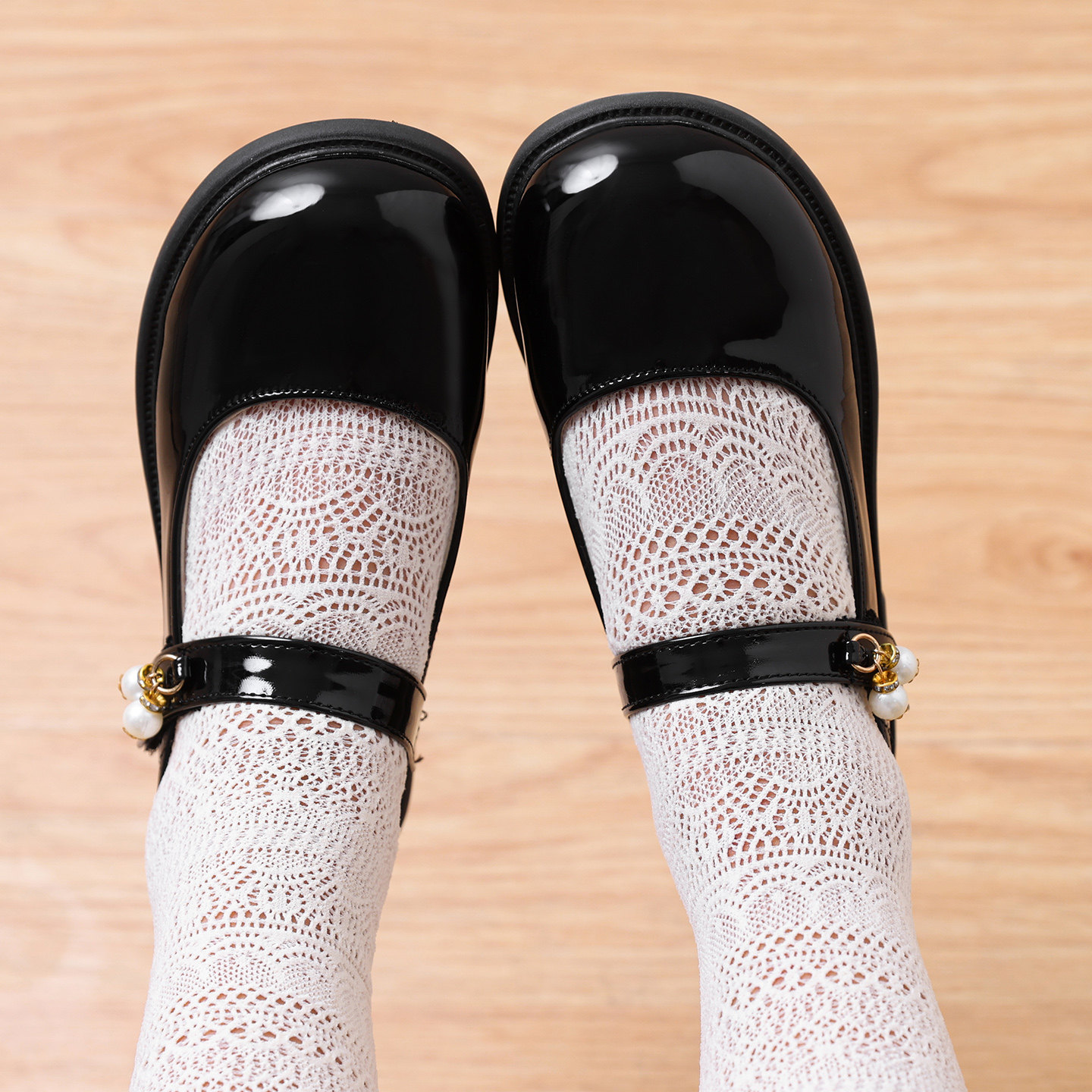 【现货】原创玛丽珍鞋女皮鞋甜美可爱圆头儿童公主鞋JK鞋洛丽塔鞋