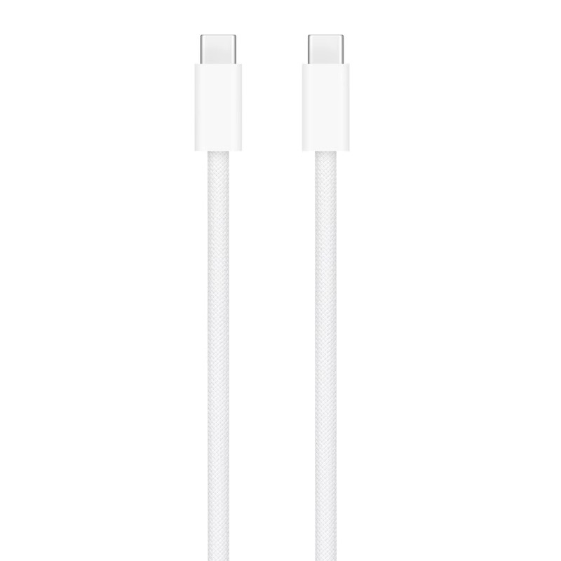 Apple/苹果60W/240W USB-C充电线适用苹果iPhone15ProMaxPlus手机iPad新款编织1米2米原装原封盒国行全国联保 - 图1