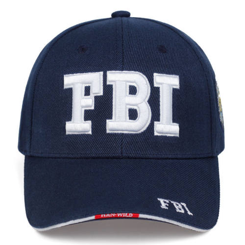 美国FBI警卫队棒球帽女户外遮阳帽百搭棒球帽男士夏季休闲遮阳帽 - 图1