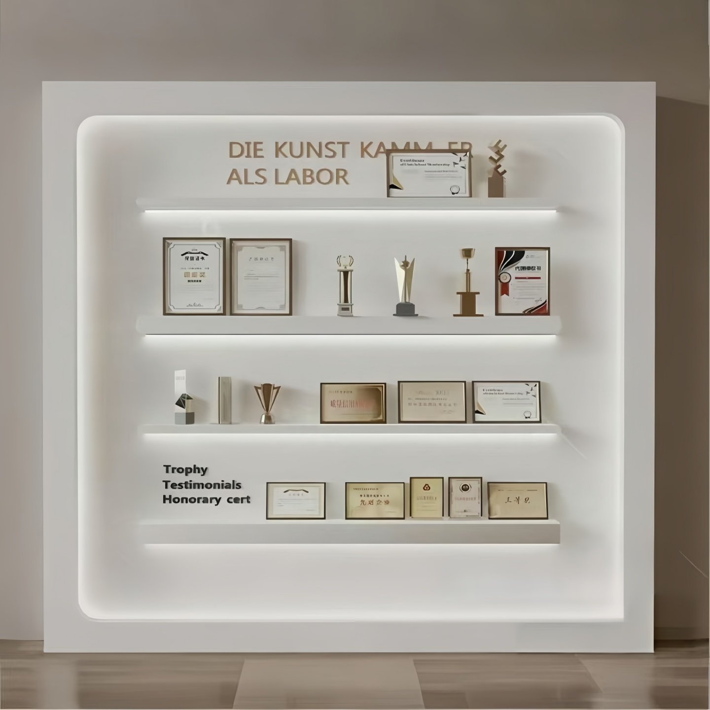 定制高端荣誉墙展示柜展厅烤漆样品展示架陈列柜美容院产品展示柜,淘宝优惠券,粉丝福利购,淘宝优惠卷