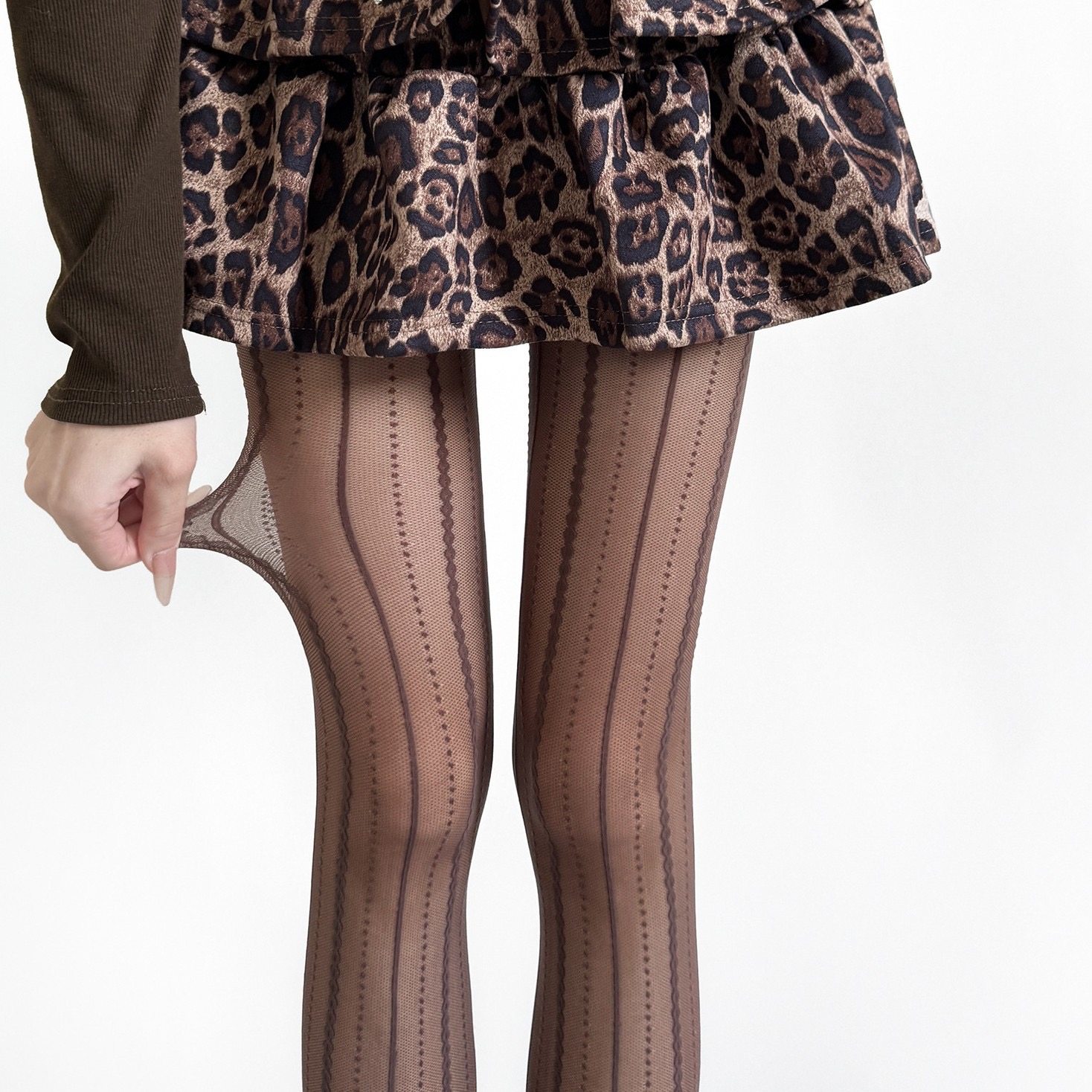 春秋薄款竖条麻花黑色透肤打底袜女日系纯欲风连裤袜复古性感丝袜,淘宝优惠券,粉丝福利购,淘宝优惠卷