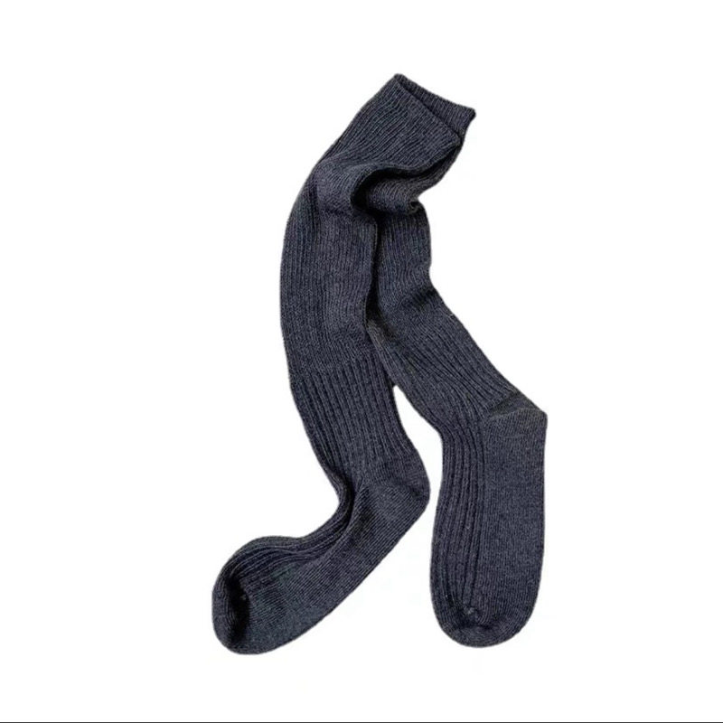 简约日系立体抽条ins小腿袜纯色粗线宽松堆堆袜jk黑白显瘦及膝袜,淘宝优惠券,粉丝福利购,淘宝优惠卷