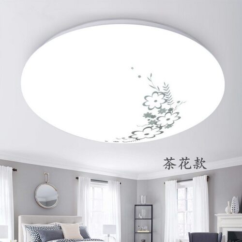 LED吸顶灯圆形现代简约卧室灯具餐厅灯客厅灯阳台灯过道书房灯饰 - 图1