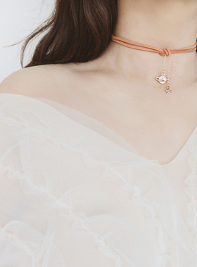 浩瀚星球choker锁骨链女颈带项圈设计感简约气质颈链2025年新款