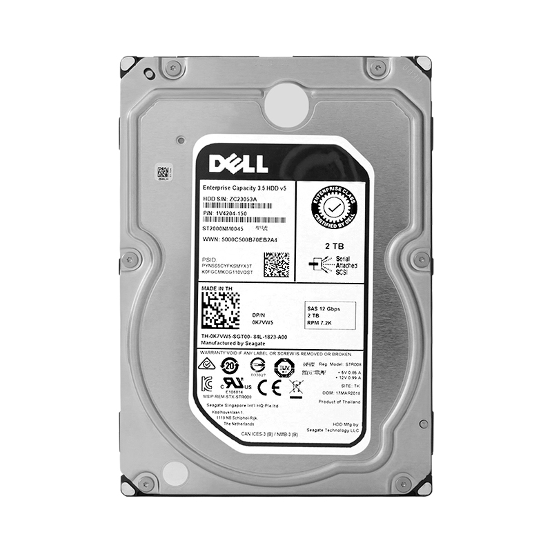 原装Dell/戴尔1T服务器硬盘2T/4T/8T/12T/16T/18T SAS/SATA企业级 - 图1