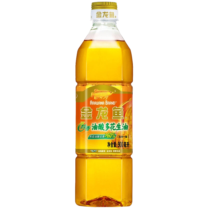 金龙鱼特香油酸多花生油压榨一级900ml*3食用油小瓶宿舍用 - 图3