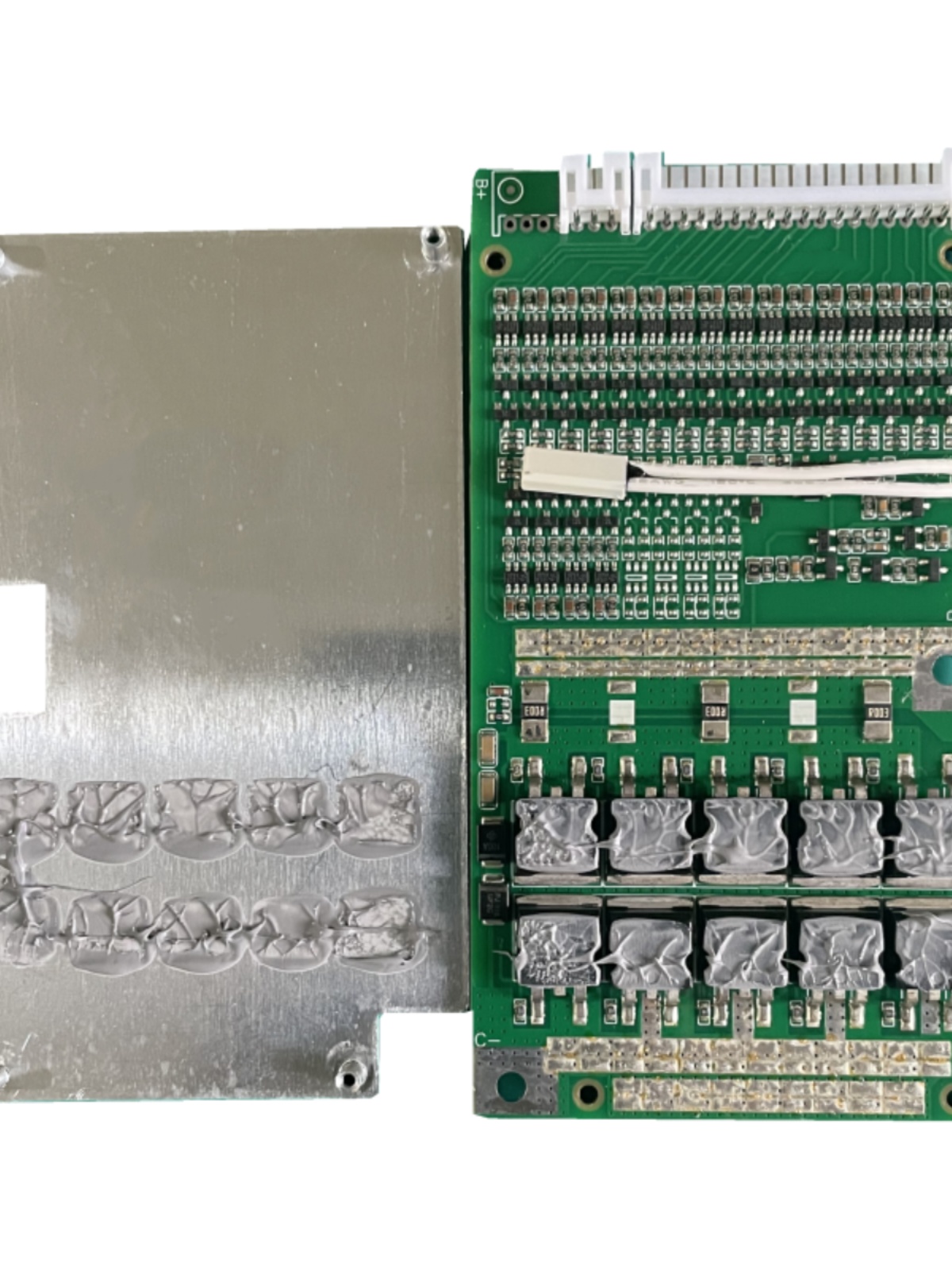 30A同口3.2v铁锂16串48v磷酸铁锂电池保护板支持800w电动车60v72v-图3