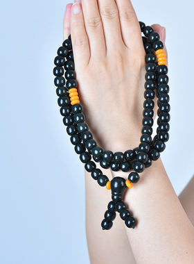 和田玉108颗佛珠念珠手串手链