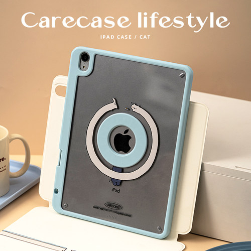 CARECASE 觅食猫咪ipad保护壳 适用于 iPad Pro13英寸11寸12.9寸 Air mini6 - 图3