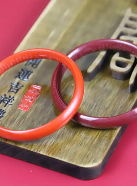 手镯官方旗舰店朱砂手镯朱砂古风