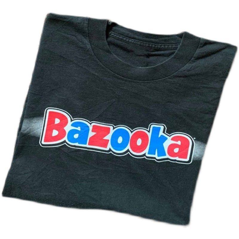 Bazooka乐队摇滚朋克宽松古着感潮牌短袖230g重磅男女情侣T恤,淘宝优惠券,粉丝福利购,淘宝优惠卷